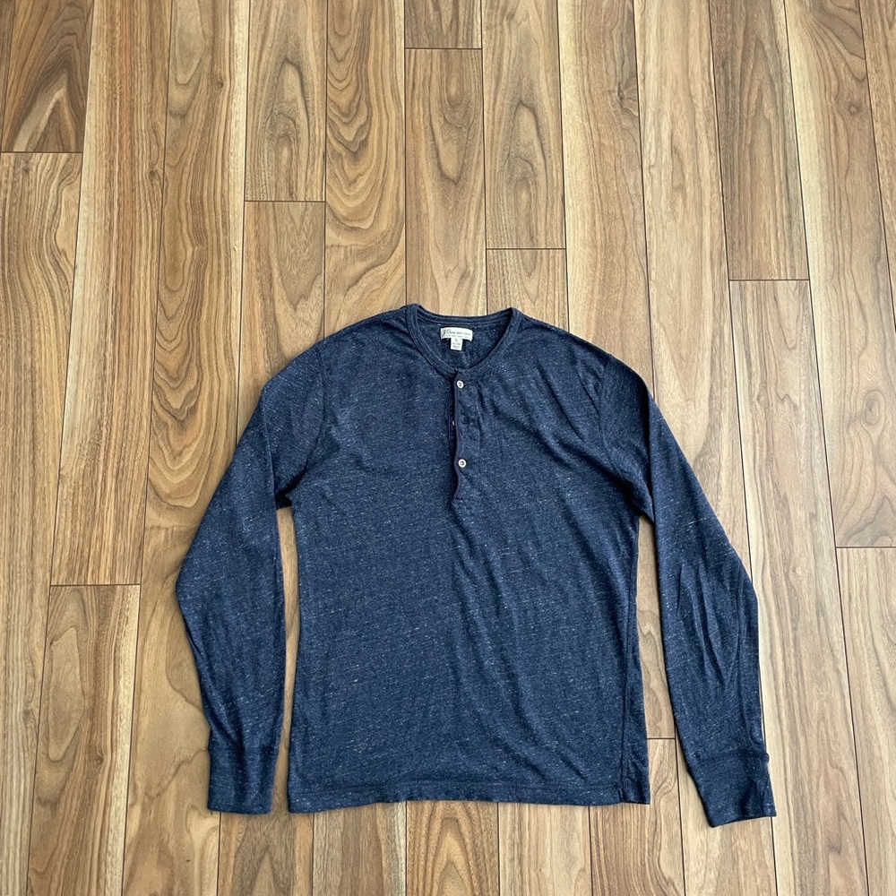 J. Crew Knit Goods Henley Long Sleeve Shirt